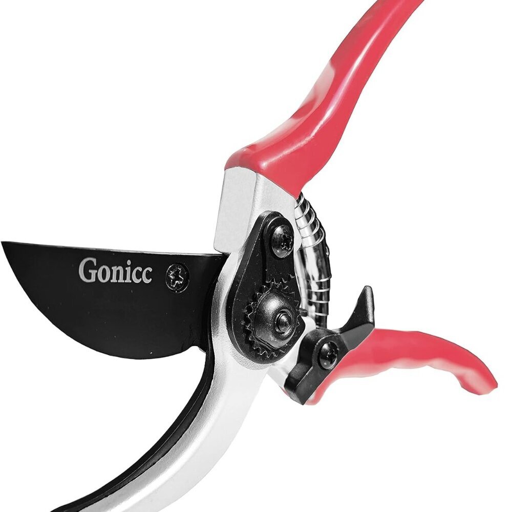 8" Professional Sharp Bypass Pruning Shears GPPS-1002, Tree Trimmers Secateurs,H